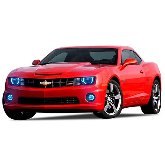 Flashtech Xenon Brightest White LED Halo Ring Headlight Kit for Chevrolet Camaro 10-13 with RF wireless Remote