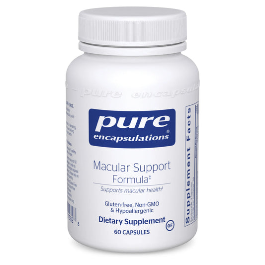 Pure Encapsulations - Macular Support Formula - Hypoallergenic Supplement with Enhanced Antioxidant Formula for Healthy Eyes* - 60 Capsules