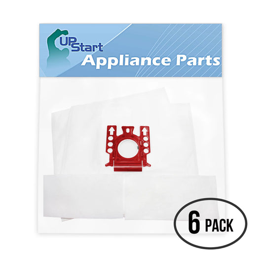 12 Replacement for Miele S6270 Onyx Vacuum Bags with 12 Micro Filters - Compatible with Miele Type FJM Vacuum Bags (6-Pack, 2 Bags Per Pack)