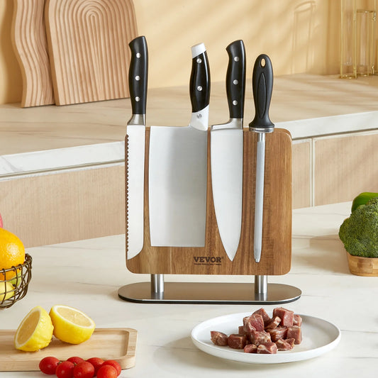 BENTISM Magnetic knife block set 10 Storage Knife Holder Multifunctional Knife Storage Organizer Knife Stand for Home Kitchen
