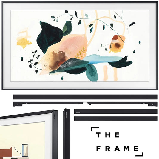Samsung QN50LS03TAFXZA The Frame 3.0 50 inch QLED Smart 4K UHD TV 2020 Model Bundle with Samsung 50 inch The Frame Customizable Bezel 2020 Black(QN50LS03TA 50LS03TA 50 TV)