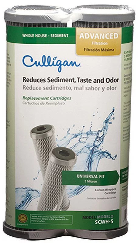 Culligan Sediment Water Advanced Filtration Filter Cartridge 5 Micron, Each