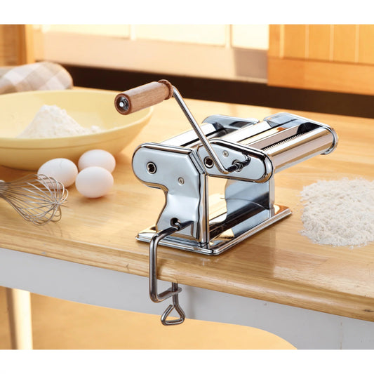 Fantes Pasta Machine with Double Pasta Cutter for Spaghetti and Fettuccine, The Italian Market Original since 1906