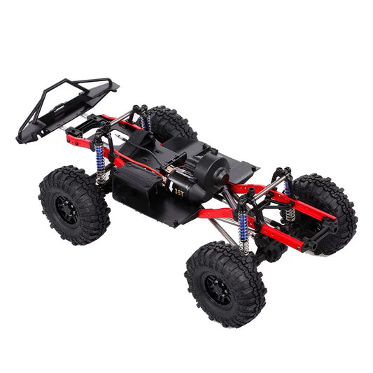 Ametoys AUSTAR A2X-313C RC Car Chassis with Tires 275mm/10.8inch Wheelbase Chassis Frame 540 35T Motor for 1/10 RC Crawler Car Axial SCX10 II RC Car