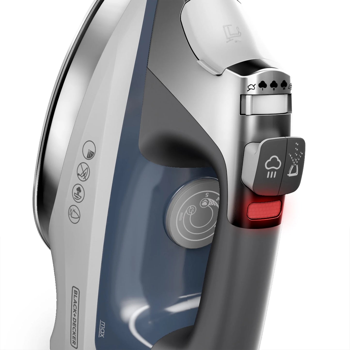 BLACK+DECKER Allure Digital Clothing Iron, Stainless Soleplate D3030