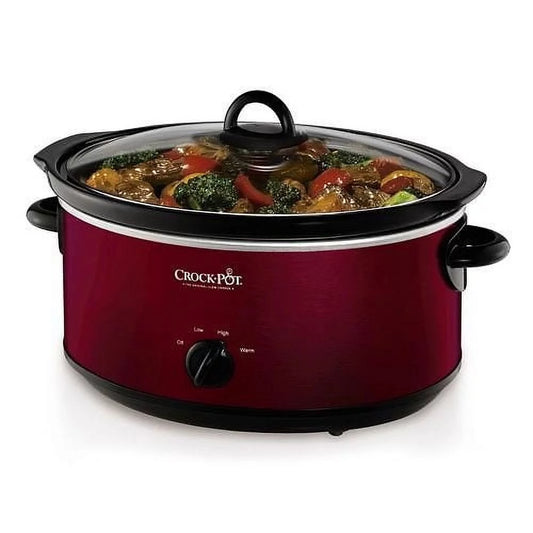 Crock-Pot SCV700-KR Design To Shine 7 Quart Slow Cooker Red