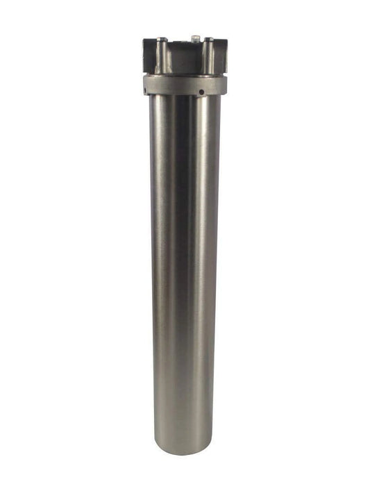 INTBUYING 1NPT Water Filter Filtration System Housing for 20 Cartridges Whole House Water Purification of 304 Stainless Steel