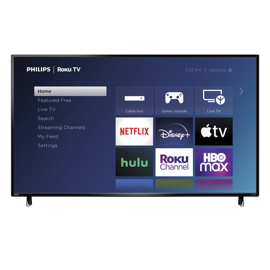 Philips 65 Class 4K Ultra HD (2160p) Roku Smart LED TV (65PFL4864/F7 W)