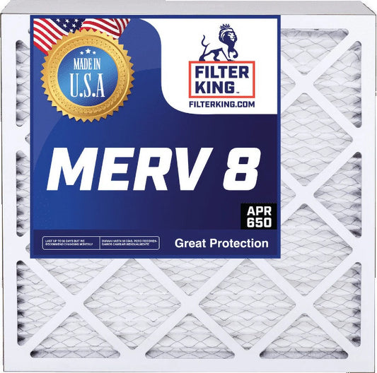 Filter King 15.5x35.5x1a Air Filter | 3-PACK | MERV 8 HVAC Pleated A/C Furnace Filters | MADE IN USA | Actual Size: 15.5 x 35.5 x .75