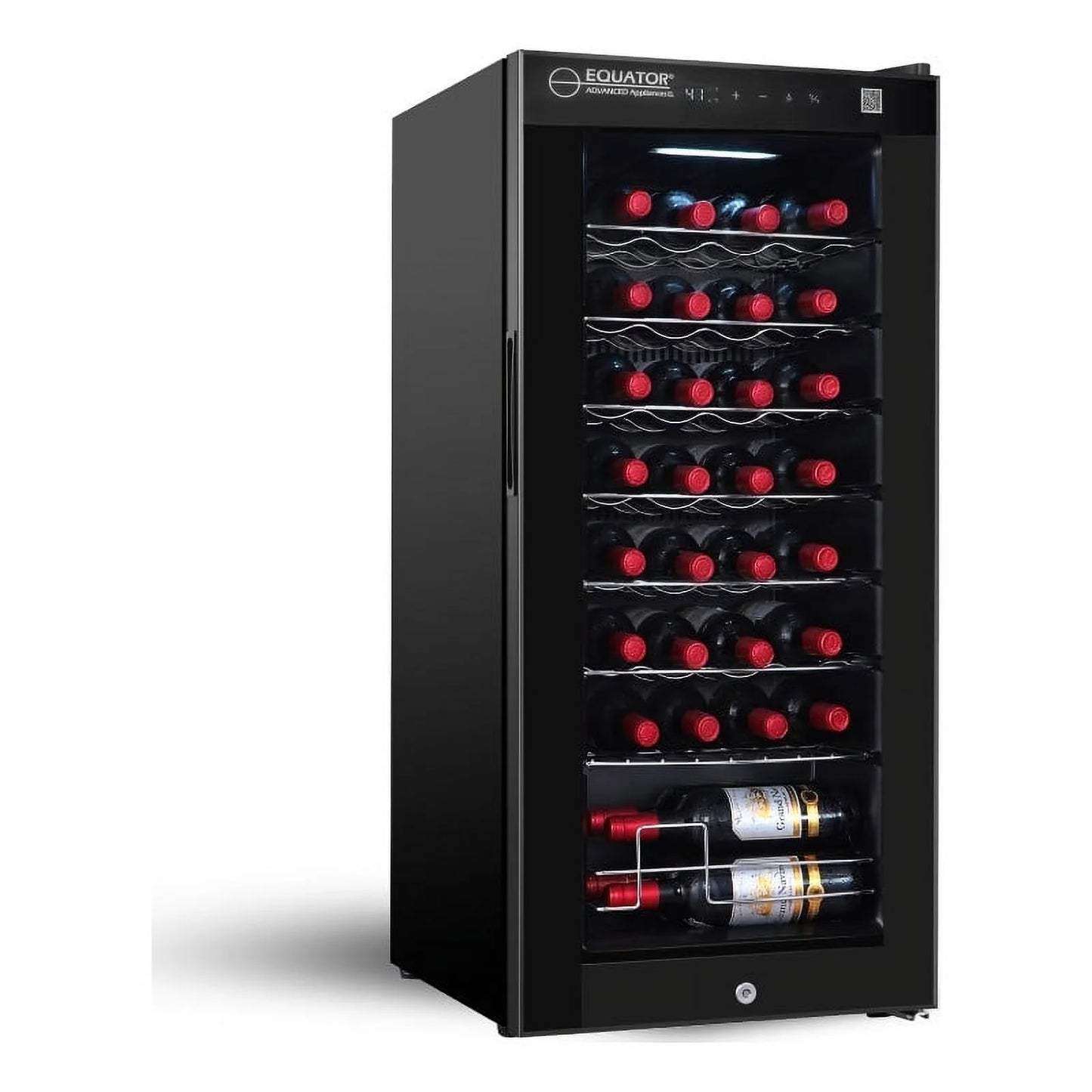 Equator 32 Bottle Wine Refrigerator in Black