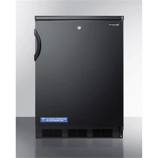 Medical NSF Compliant Built-in Under-Counter Refrigerator -Black FF7LBL