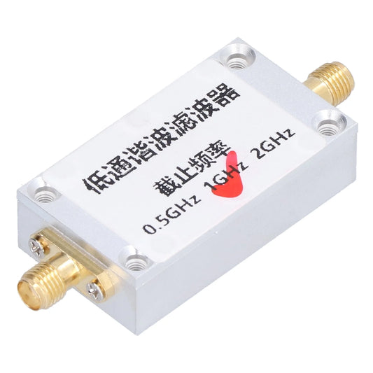 Premium Low Pass RF Filter with 1GHZ Cutoff Frequency and CNC Aluminum Alloy Shell - ADF4351 SMA Interface Harmonic Filter