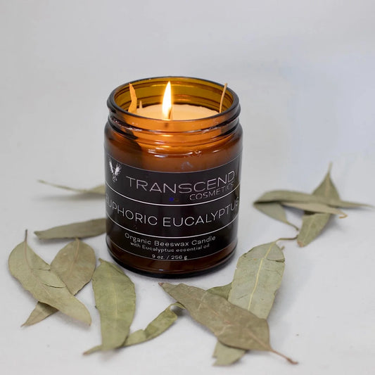 Euphoric Eucalyptus Beeswax Candle