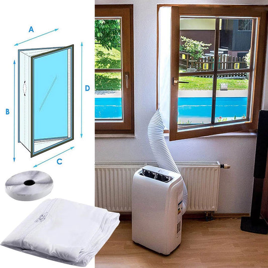 Universal Window Seal ABS Adjustable Window Portable Air Conditioner Yutnsbel