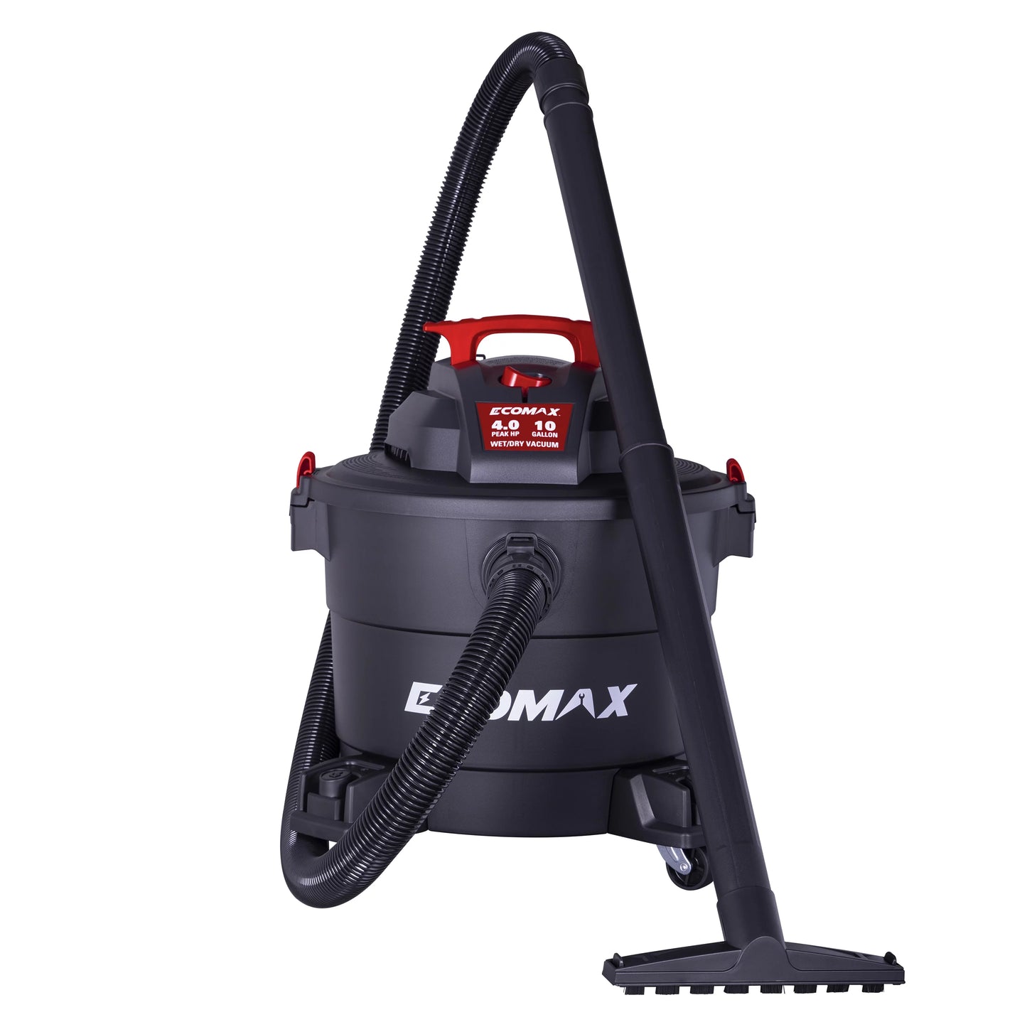 Ecomax 10 Gal 4HP Poly Wet/Dry Vac