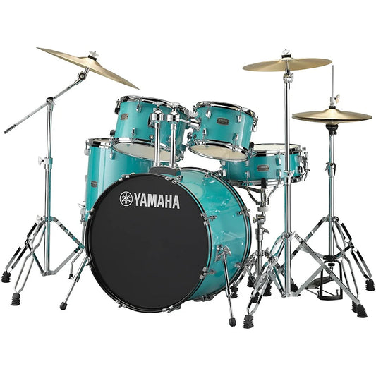 Yamaha Rydeen 5-Piece Shell Pack With 22 Bass Drum Turquoise Glitter