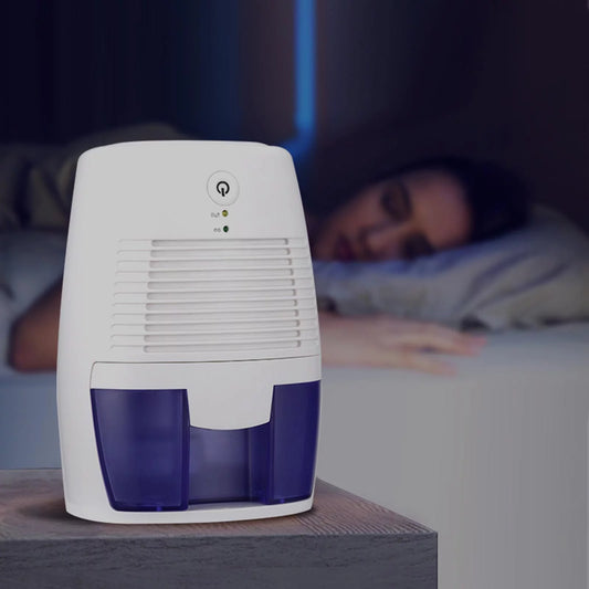 Dehumidifier, Air Dryer 500ml Mini Dehumidifier with Auto Shut Off Premium Portable for Basement RV Bathroom Wardrobe Bedroom