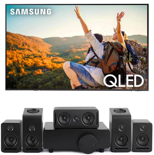 Samsung QN43QN90CAFXZA 43 Neo QLED Smart TV with 4K Upscaling with a Platin MONACO-5-1-2-SOUNDSEND 5.1.2Ch Speakers with WiSA SoundSend (2023)