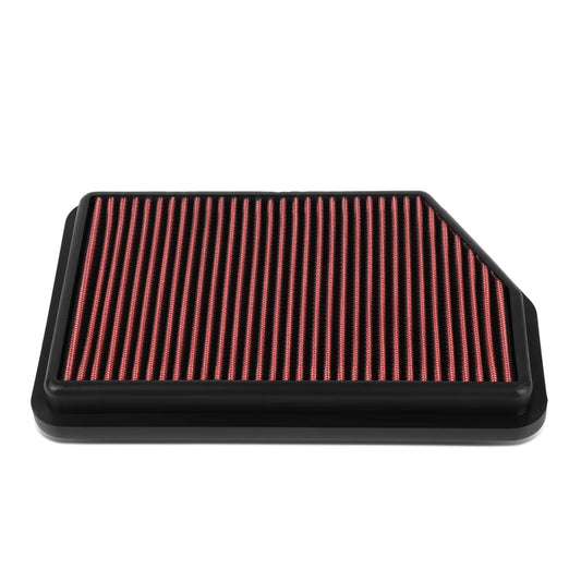 DNA Motoring AFPN-241-RD For 2010-2018 Elantra Tucson Forte Rondo Sportage 1.8L 2.0L 2.4L Non-Turbo Drop-In Air Filter Panel Red 11 12 13 14 15 16 17