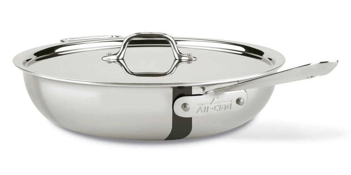 All-Clad 4 QT Stainless Steel Weeknight Pan & Lid