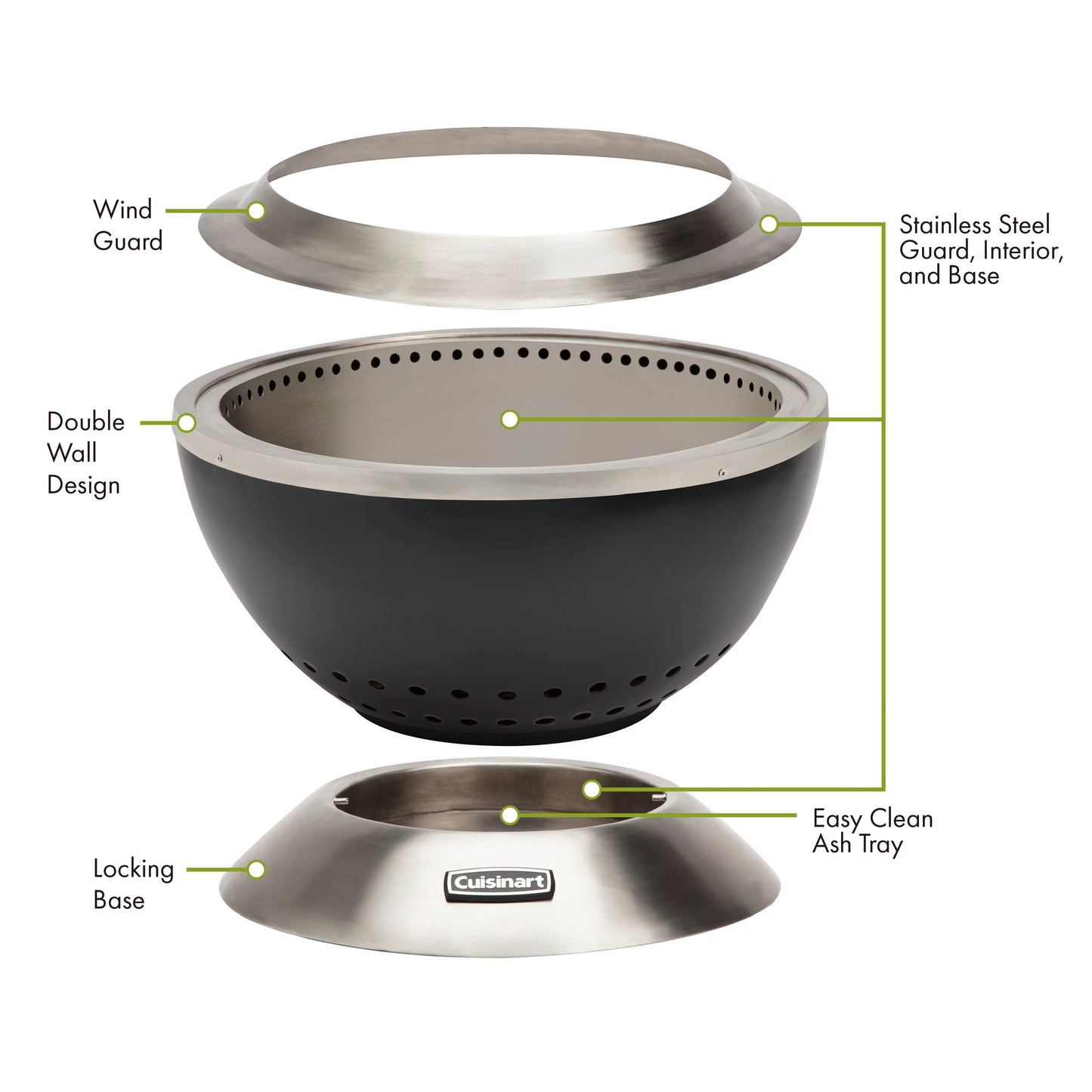 Cuisinart 24” Cleanburn Smokeless Fire Pit