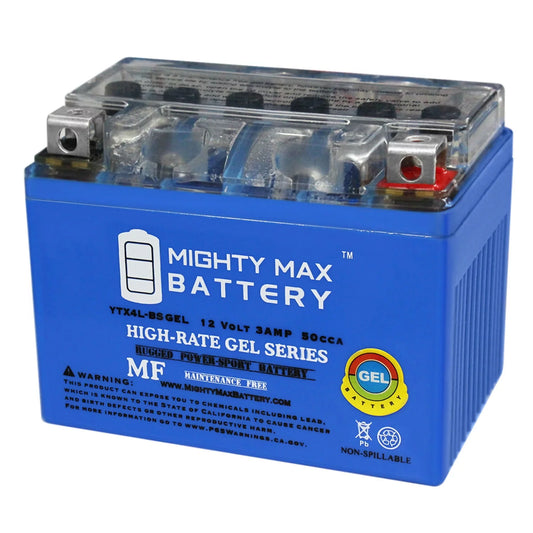 YTX4L-BS 12V 3Ah GEL Battery for Honda 50 ZB50 1988