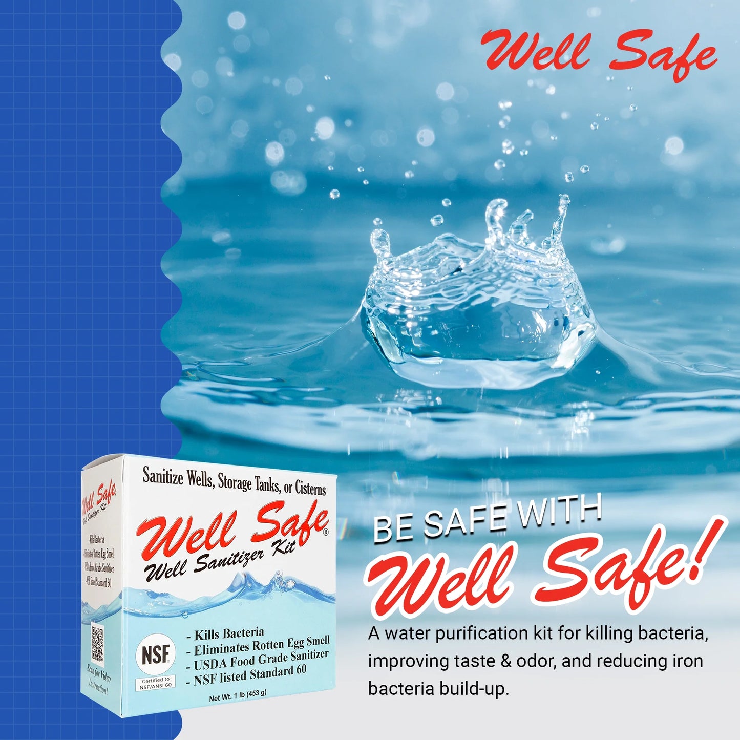 Well-Safe C21000 Well Sanitizer Pack