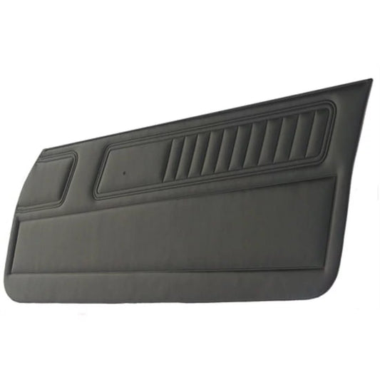 PUI D700 Standard Door Panels, Front, Pair, Black, 1970-71 Camaro