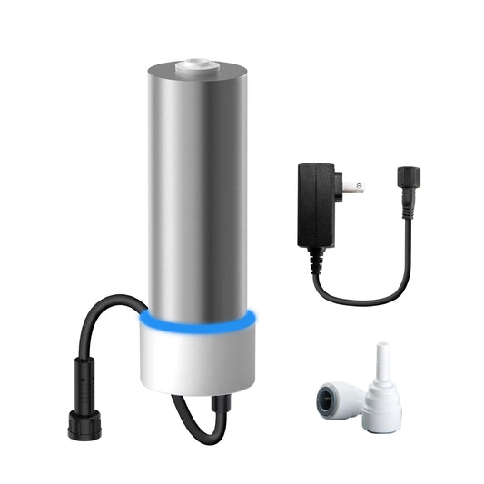 Waterdrop LED UV Ultrviolt Water Sterilizr Filter for Kitchen, Mercury-Free, FCC Certified, Stainless Steel, 50 Years Life Time, Smart Indicator, UVS01