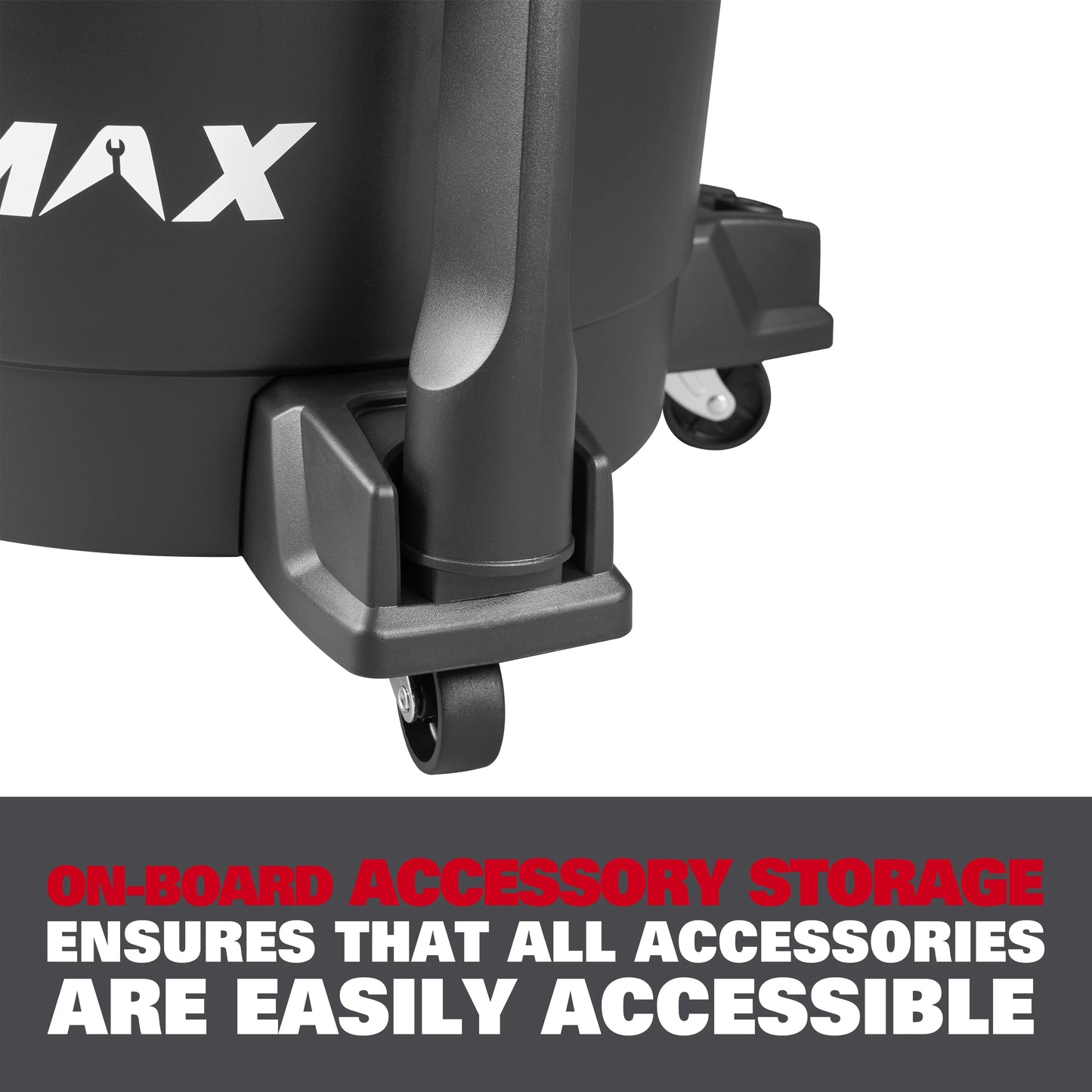 Ecomax 10 Gal 4HP Poly Wet/Dry Vac