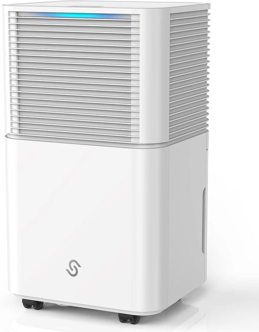 HUMILABS 1500 Sq. Ft Dehumidifiers for Home and Basements, 22 Pints Dehumidifiers for Large Room with Auto or Manual Drainage, 0.528 Gallon Water Tank, 24 Hours Timer, Dry Clothes Mode
