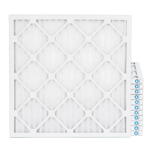 Pamlico Air 18x20x1 MERV 8 Pleated AC Furnace Air Filters. Case of 12. Actual Size: 17-1/2 x 19-1/2 x 3/4