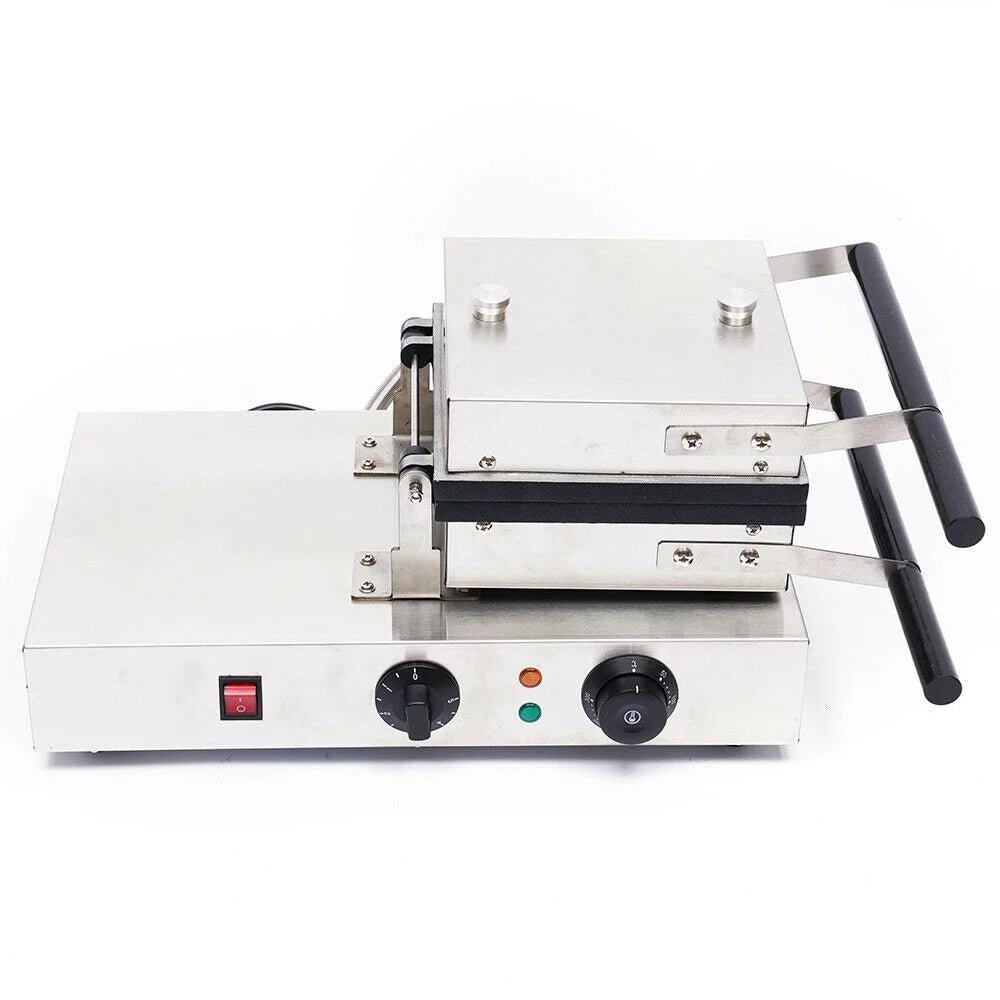 DENEST 4 Grooves Commercial Electric Waffle Maker Temperature Control