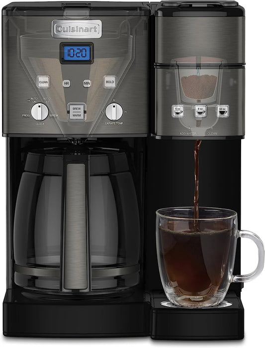 Open Box Cuisinart SS-15BKSFR 12 Cup Coffeemaker Brewer Coffemaker/Single-Serve - BLACK