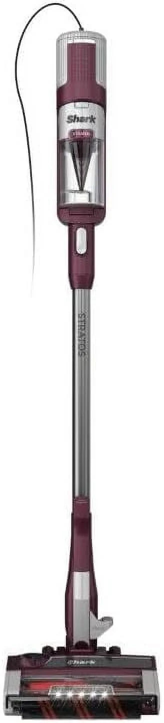 Open Box Shark HZ3000 Stratos Ultralight Corded Stick Vacuum DuoClean PowerFins Red Plum