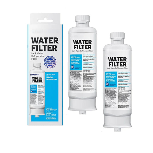 2 pcs DA97-17376B HAF-QIN Refrigerator Water Filter Compatible With DA97-08006C