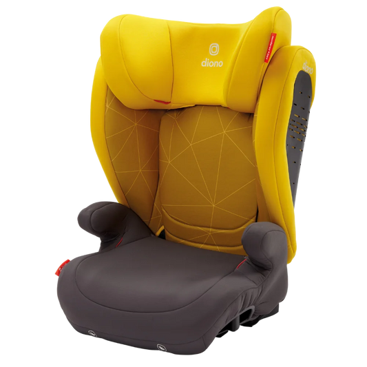 Diono Monterey 4DXT Latch 2-in-1 Expandable Booster Car Seat, Yellow Sulphur