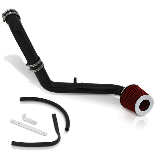 AJP Distributors Cold Air Intake Black Aluminum Pipe + Dry Filter Induction System Compatible/Replacement For Mitsubishi Eclipse Eagle Talon 2.0L N/A Non-Turbo 1995 1996 1997 1998 1999 95 96 97 98 99
