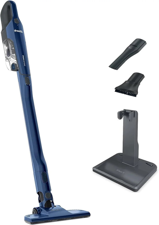 Shark CH964AMZ 2-in-1 Cordless & Handheld Vacuum Ultracyclone System, Ultra-Lightweight and Portable for Car and Home, Blue [New Open Box]