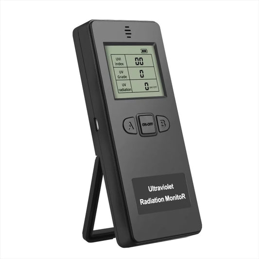 Walmeck Portable Digital Ultraviolet Radiation Detector Ultraviolet UVI Meter Radiometer Tester Protective Equipment Testing