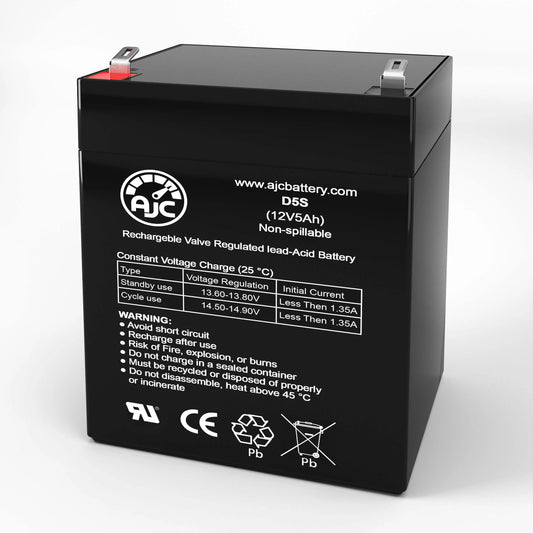 CSB GH1250 12V 5Ah Sealed Lead Acid Battery - This Is an AJC Brand Replacement