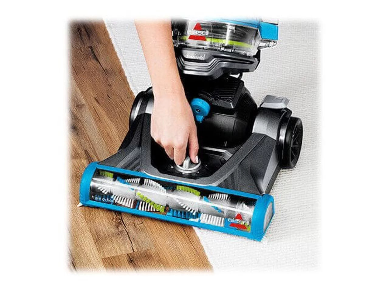 BISSELL PowerEase 2253 Swivel Rewind Pet Vacuum in Blue