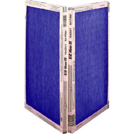 10055.012430 24 x 30 x 1 in. EZ Flow II Spun Fiberglass Disposable Furnace Filter - Pack Of 12