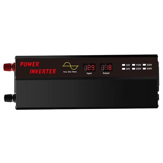 Docooler Pure Sine  Inverter DC 12V to AC 100V-120V 800W Pure Sine  Inverter Dual USB Port Cooling Fan for Car RV Boat Off-Grid Power