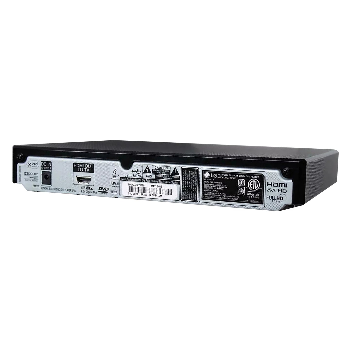 LG Blu-ray Player with Wi-Fi Streaming (BP350)