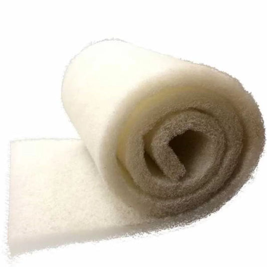 HALF OFF PONDS Poly Fiber Bulk Filter Media Pad for Water Gardens - 1.25 inch Thick - 28 x 120' - FM1.25X28X120