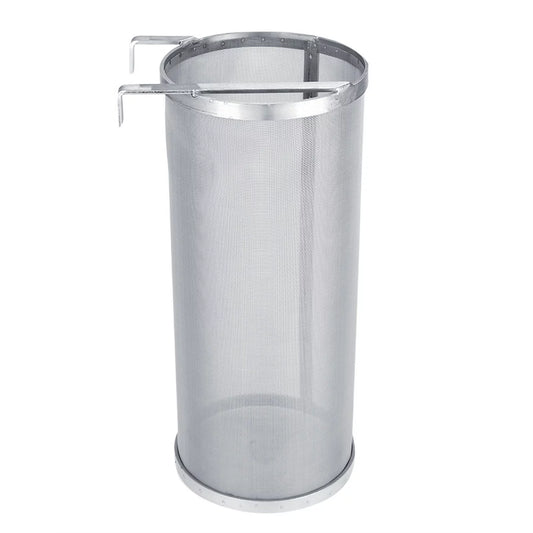 VIFER Beer Mesh Filter 300 Micron Stainless SteelHop Mesh Filter Strainer with Hook for Homemade Brew Beer (15 * 35cm)