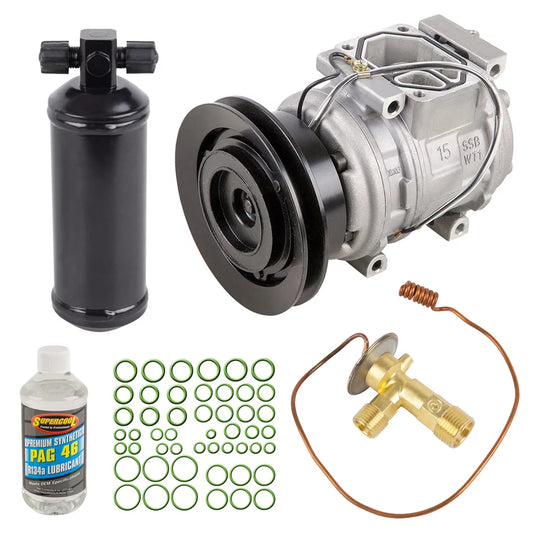 For Mitsubishi Montero 1989 1990 1991 AC Compressor w/ A/C Repair Kit - Buyautoparts