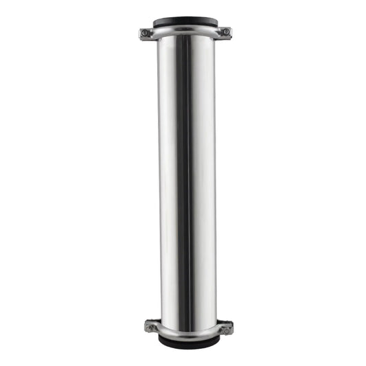 304 Stainless Steel Membrane Housing - Durable 4x21 RO Pressure Vessel with Superior Sealing and 300PSI Capacity - Silver Finish, 1.5mm Thickness