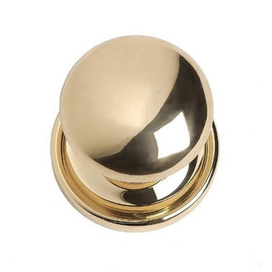 Brass Accents D07-K360D-VIC-605 Netropol With Victorian Glass Knob Double Dummy Set - Polished Brass